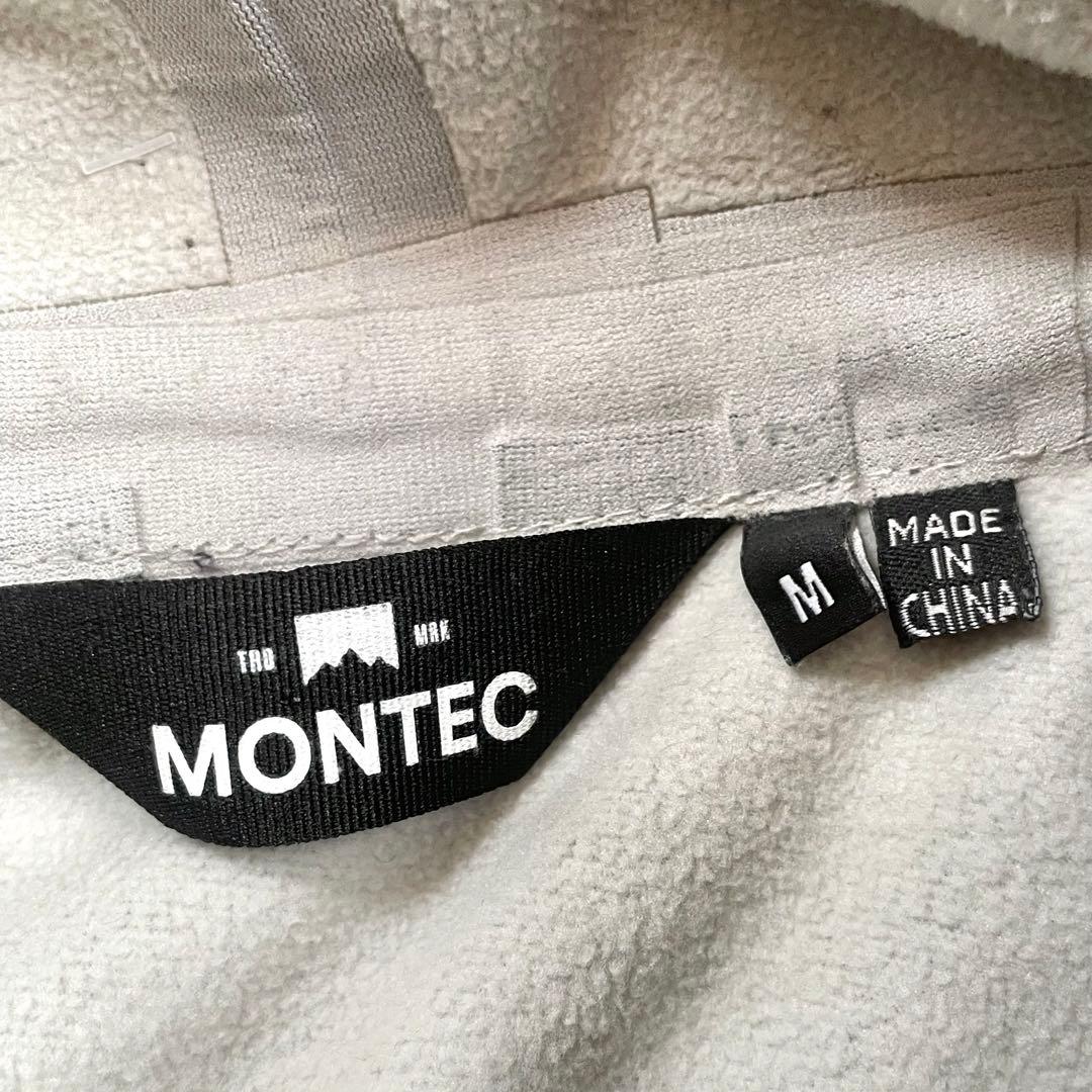 MONTEC モンテック 耐久防水 止水ジップ フード ソフトシェル アノラック