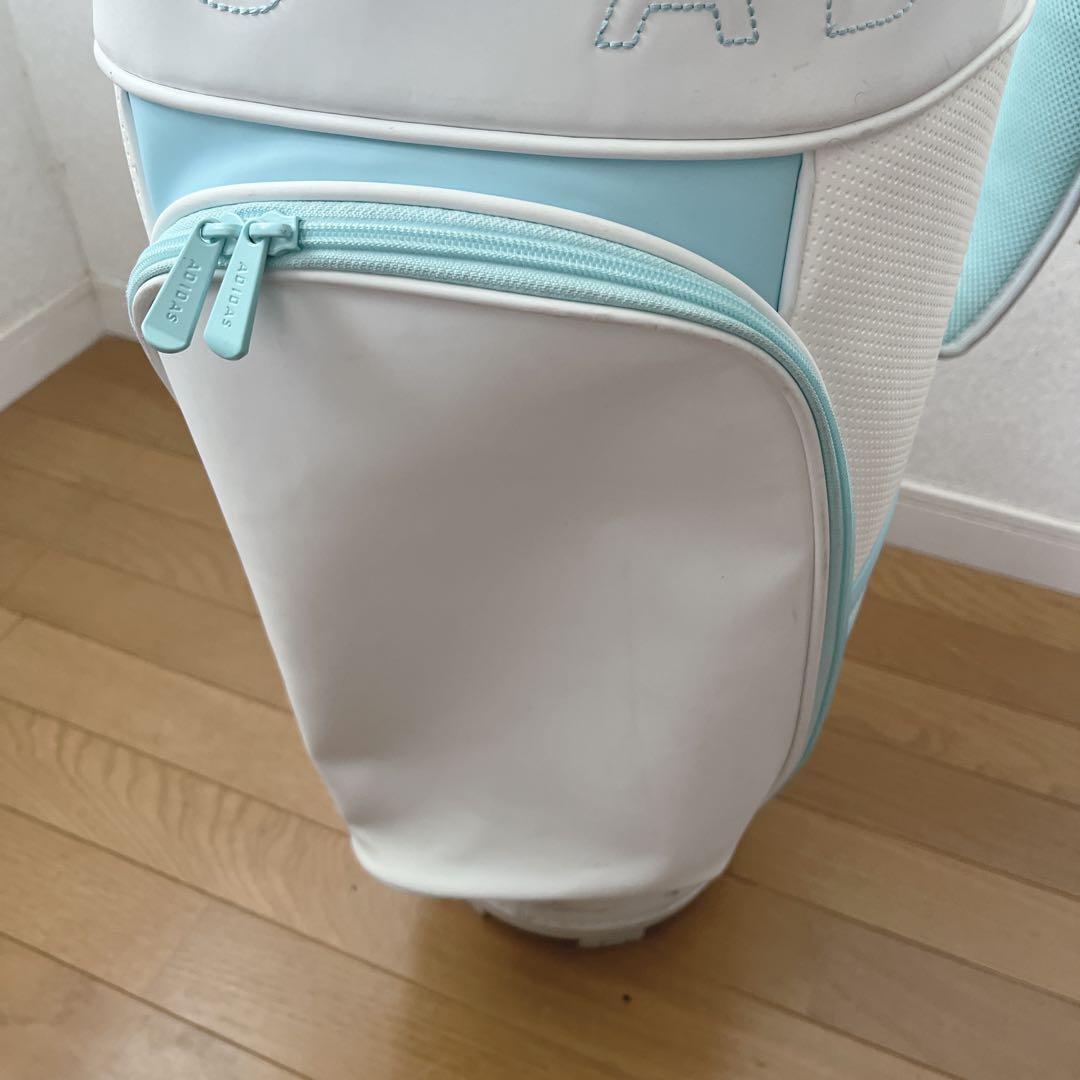 K102 adidas 軽量 スリーストライプ キャディバッグ
