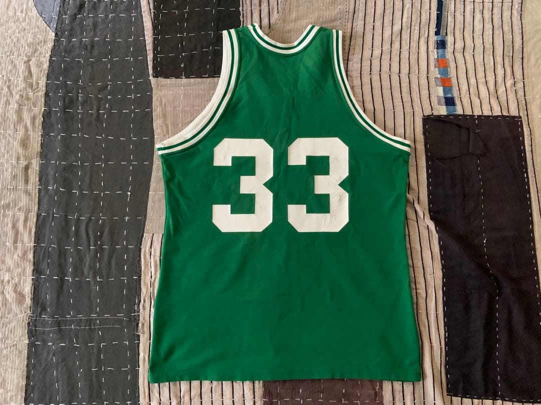 80s CELTICS ラリーバード vtg ユニフォーム sand knit