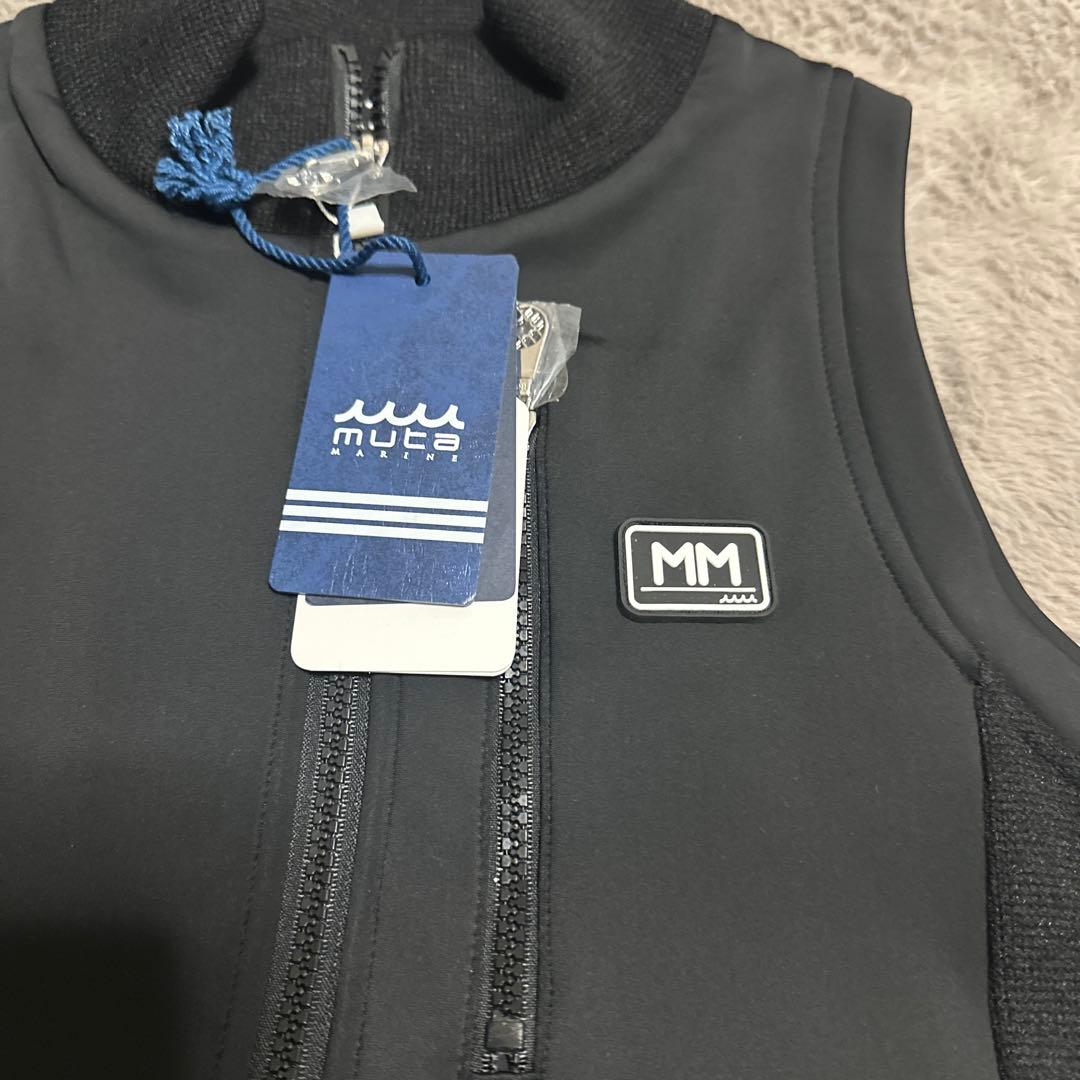 【美品】muta MARINE ナイロンジャージニットベスト