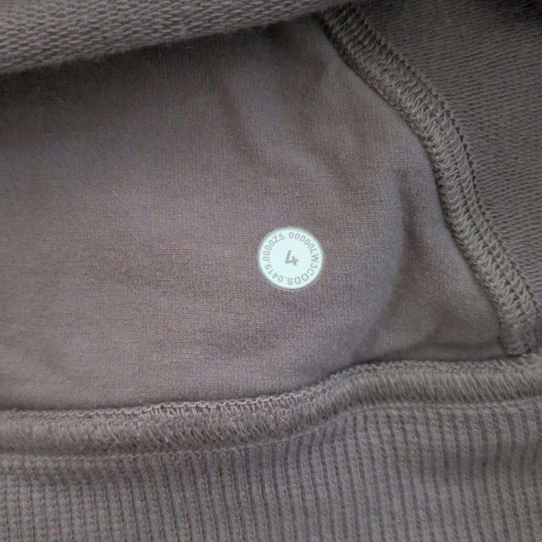 【美品】　lululemon　ウォッシュ加工 フーディ　パーカー