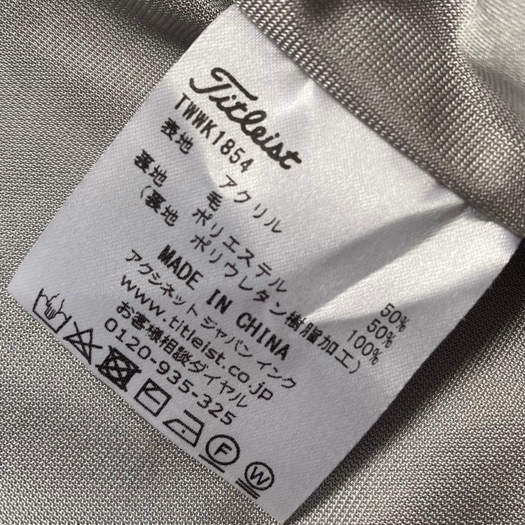 TITLEIST ✨良品✨ ニット ブルゾン ドライバーズニット アウター 刺繍