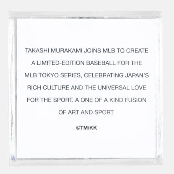村上隆 MLB コラボ 東京シリーズ カブス レプリカボール 正規品 ②