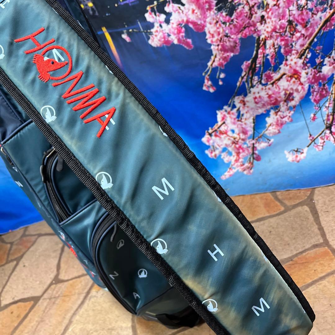 寶BY-1275HONMキャディバッグ 内径約22 重量約2.4kg スタンド式