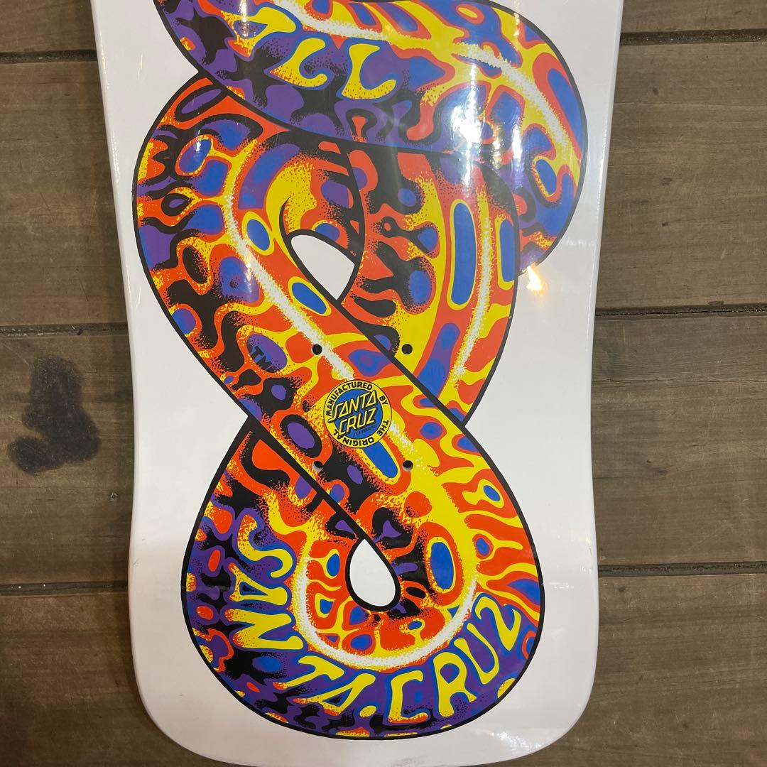 SANTA CRUZ 蛇グラフィック スケートボードデッキ