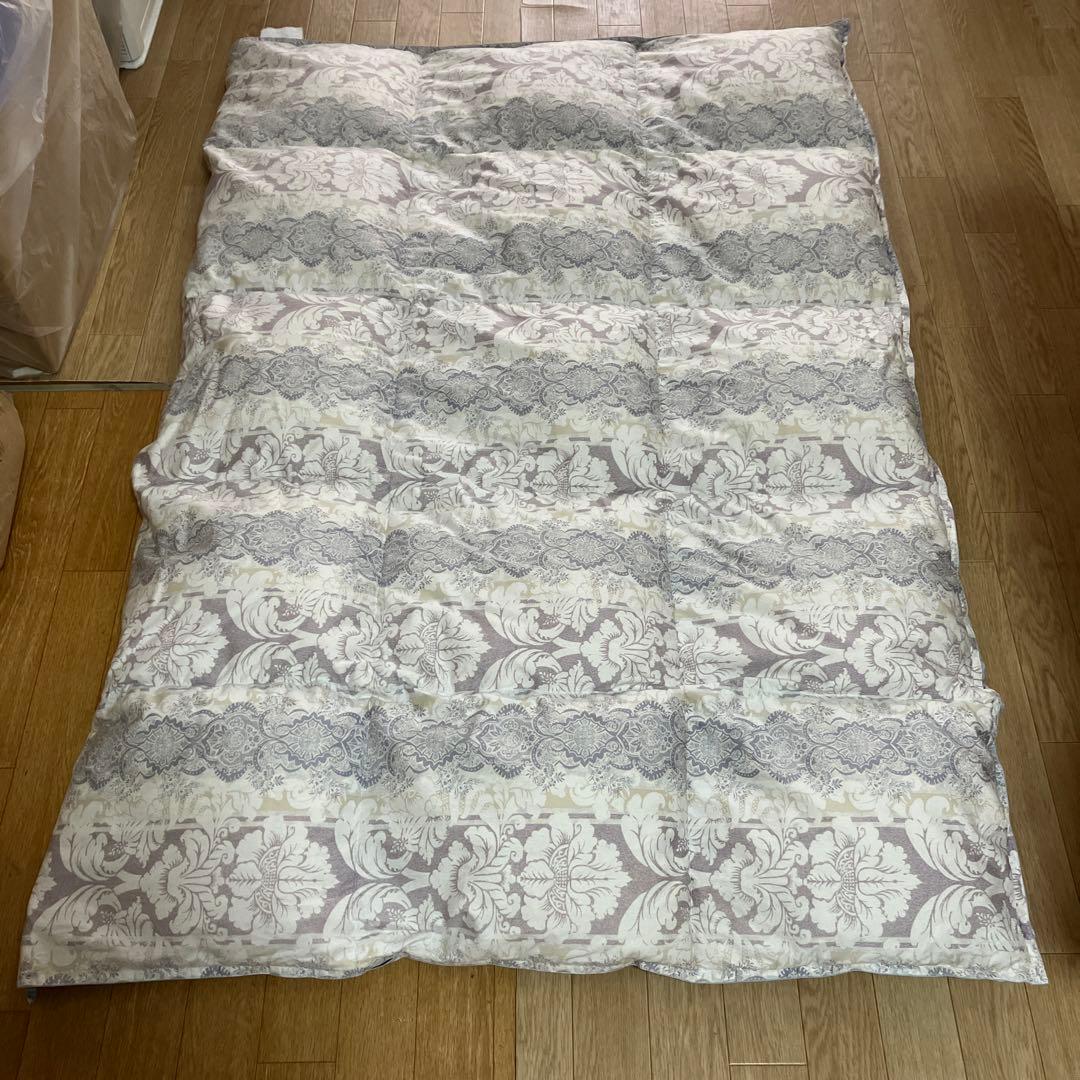 昭和西川　羽毛布団　ホワイトダウン　150×210 春秋用