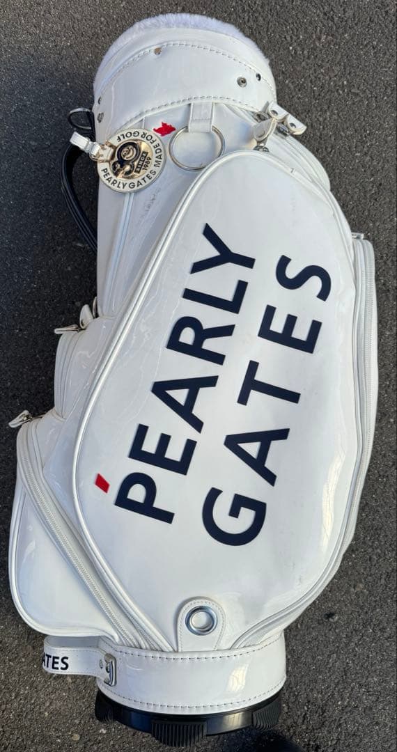 PEARLY GATES 30周年記念キャディバッグ ホワイト特典付き