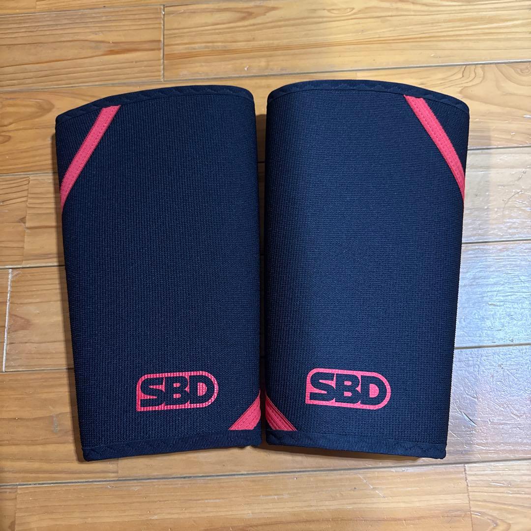 SBD ウエイトトレーニングサポーター ブラック/レッド