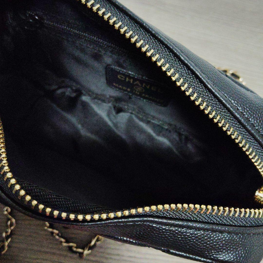CHANEL　キルティングチェーンバッグポーチ　ノベルティー