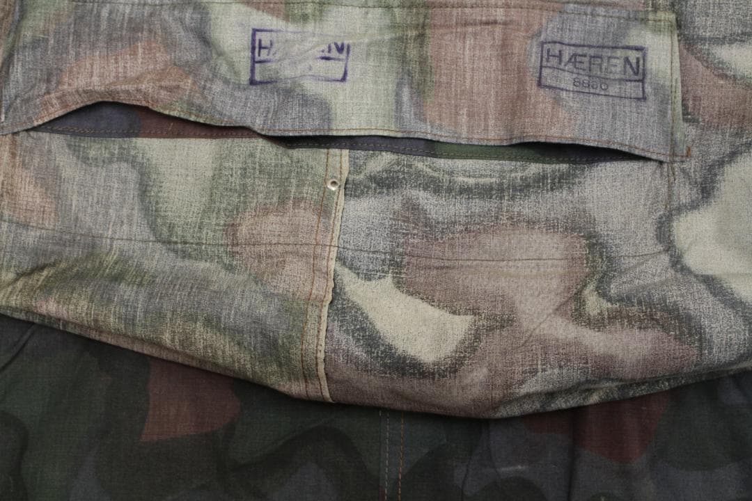 訳あり ノルウェー軍幕 カモ2 ポンチョテントシート 1枚