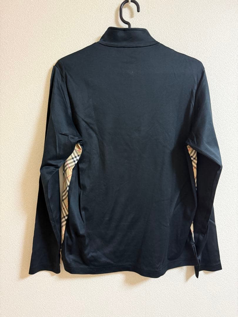 【美品】BURBERRY GOLF ゴルフウェア 長袖　ブラックL ノバチェック
