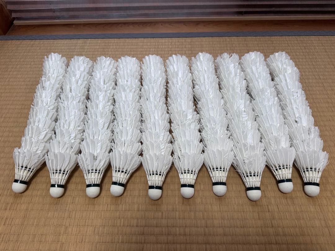 mihiko 使用済みバドミントンシャトル120個 ⑩と⑺