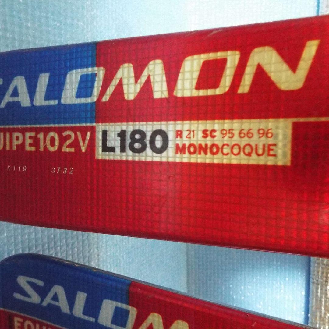 美品　純GS競技用　SALOMON EQUIPE10 2V 180cm-2/2