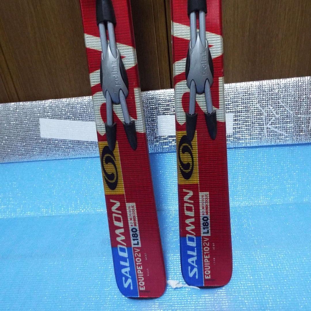 美品　純GS競技用　SALOMON EQUIPE10 2V 180cm-2/2