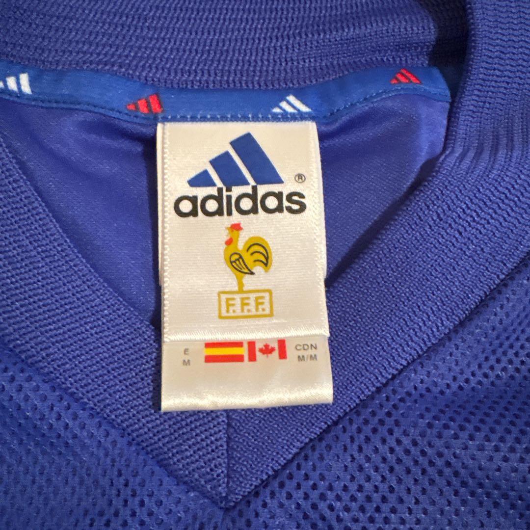 フランス代表　2002 サッカーw杯ホームユニフォーム　10ジダン O