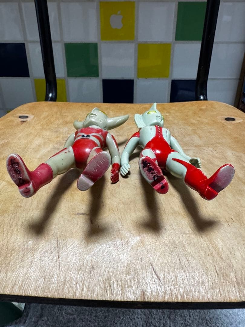 【当時物】ブルマァク ウルトラの父 ウルトラの母 ソフビ 昭和レトロ