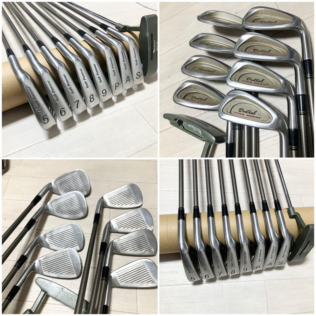 新品クラブ付/ゴルフセットWORKS/Slazenger他クラブ13本バック付