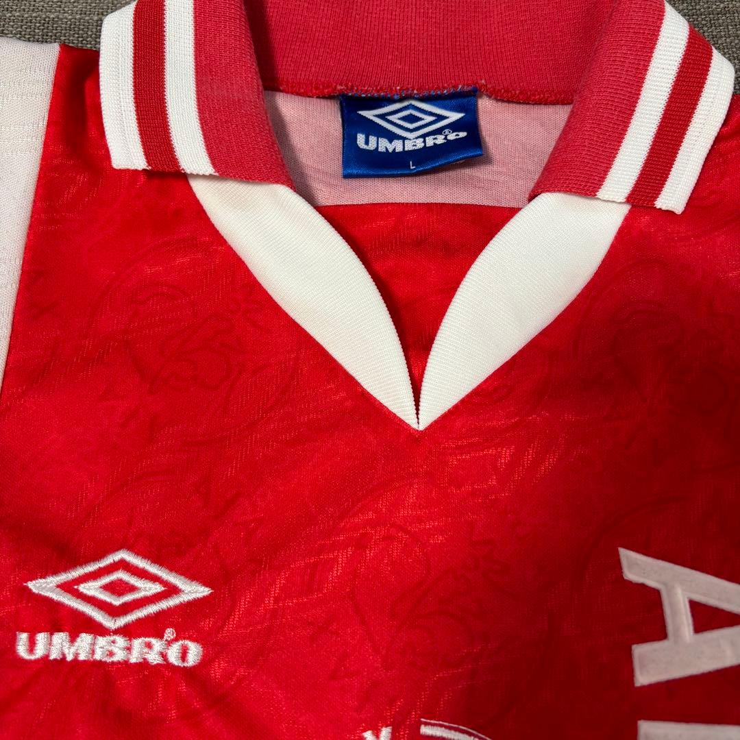 【希少】90s Ajaxアヤックス94/95ユニフォームヴィンテージ UMBRO