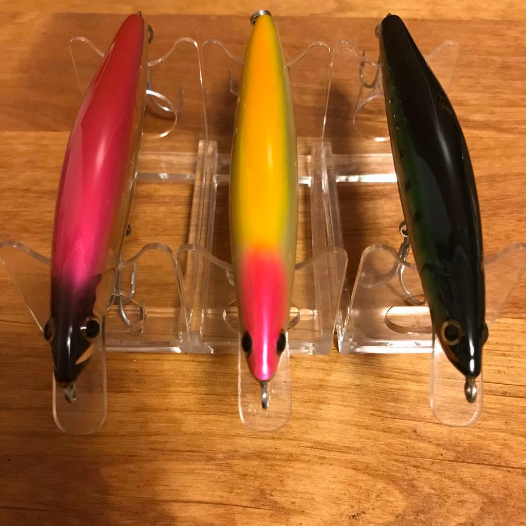 美品‼️ 猛闘犬丸 ミノー12.5F 3本セット ハンドメイドシーバスミノー