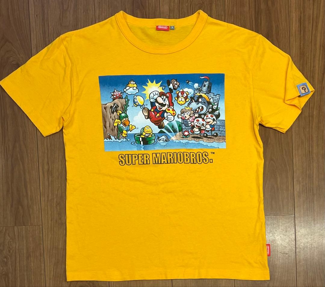 任天堂 TOKYO オフィシャル Tシャツ スーパーマリオブラザーズ オレンジS