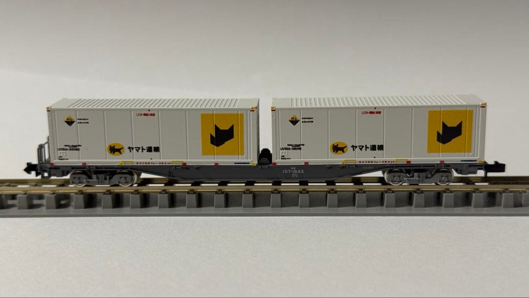 TOMIX 8756 8737 JR貨物コキ104、コキ107ヤマト運輸コンテナ