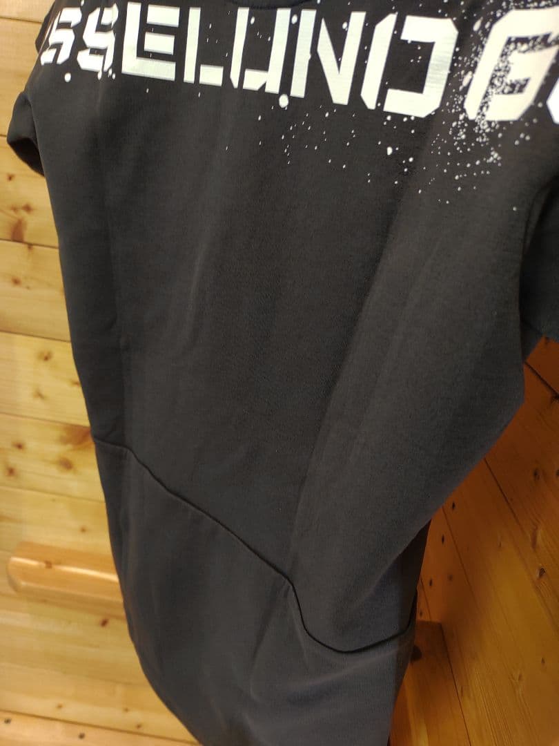 美品【ラッセルノ】人気ルチャマスク　ブラック　 半袖モックネックポロシャツ