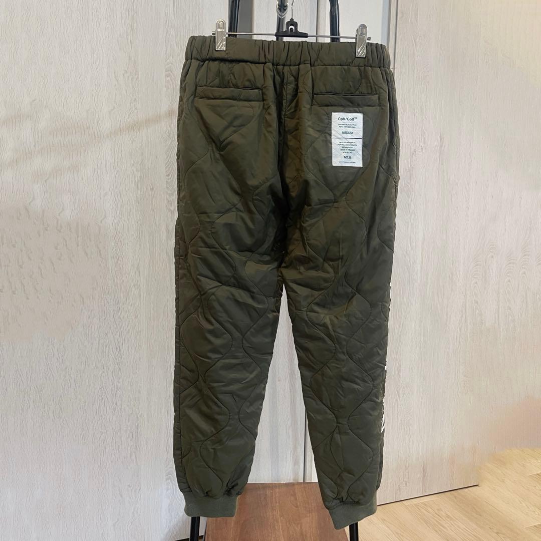 Captins Helm Golf ゴルフ キルティングパンツ オリーブグリーン