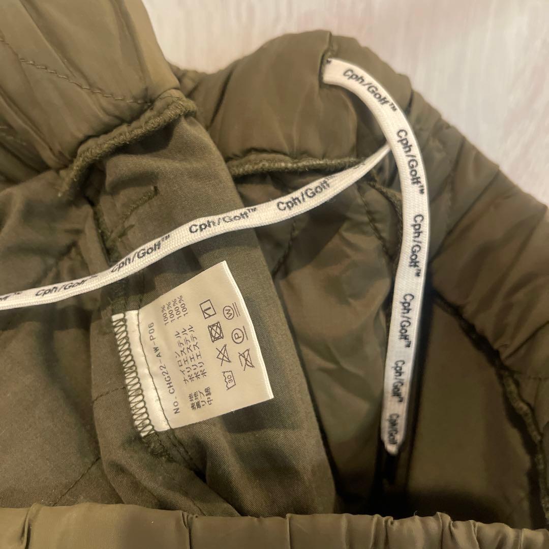Captins Helm Golf ゴルフ キルティングパンツ オリーブグリーン