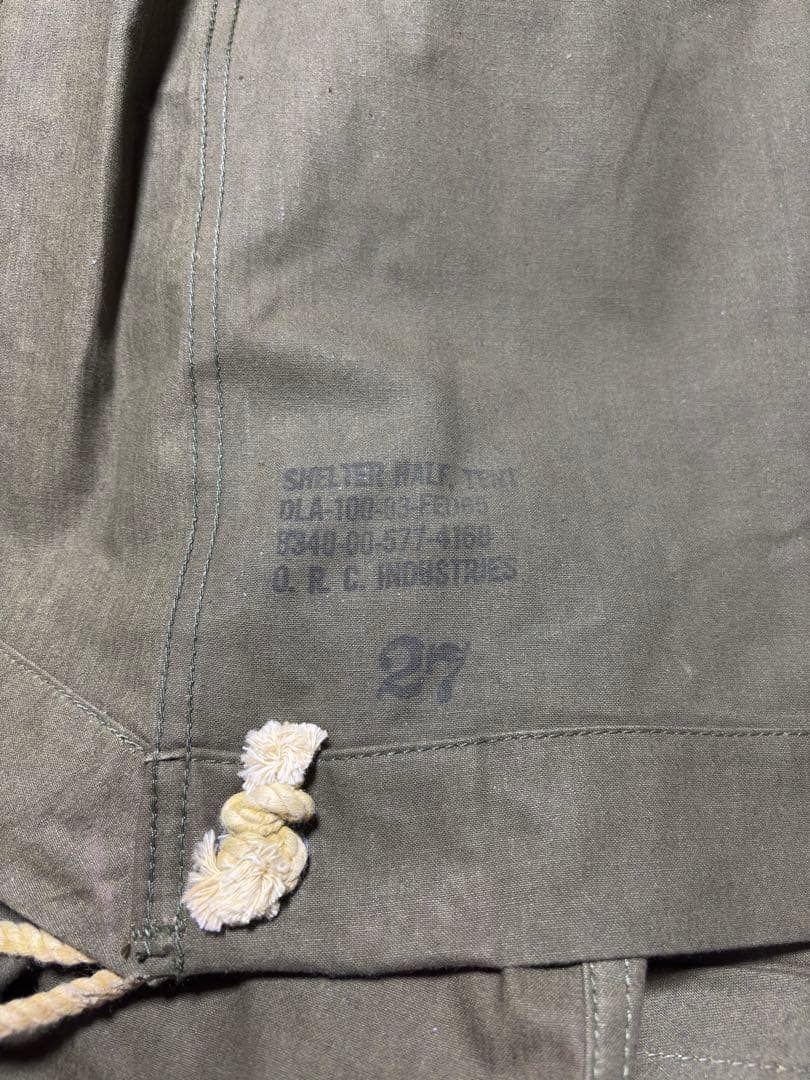 USパップテント デッドストック 美品 軍幕