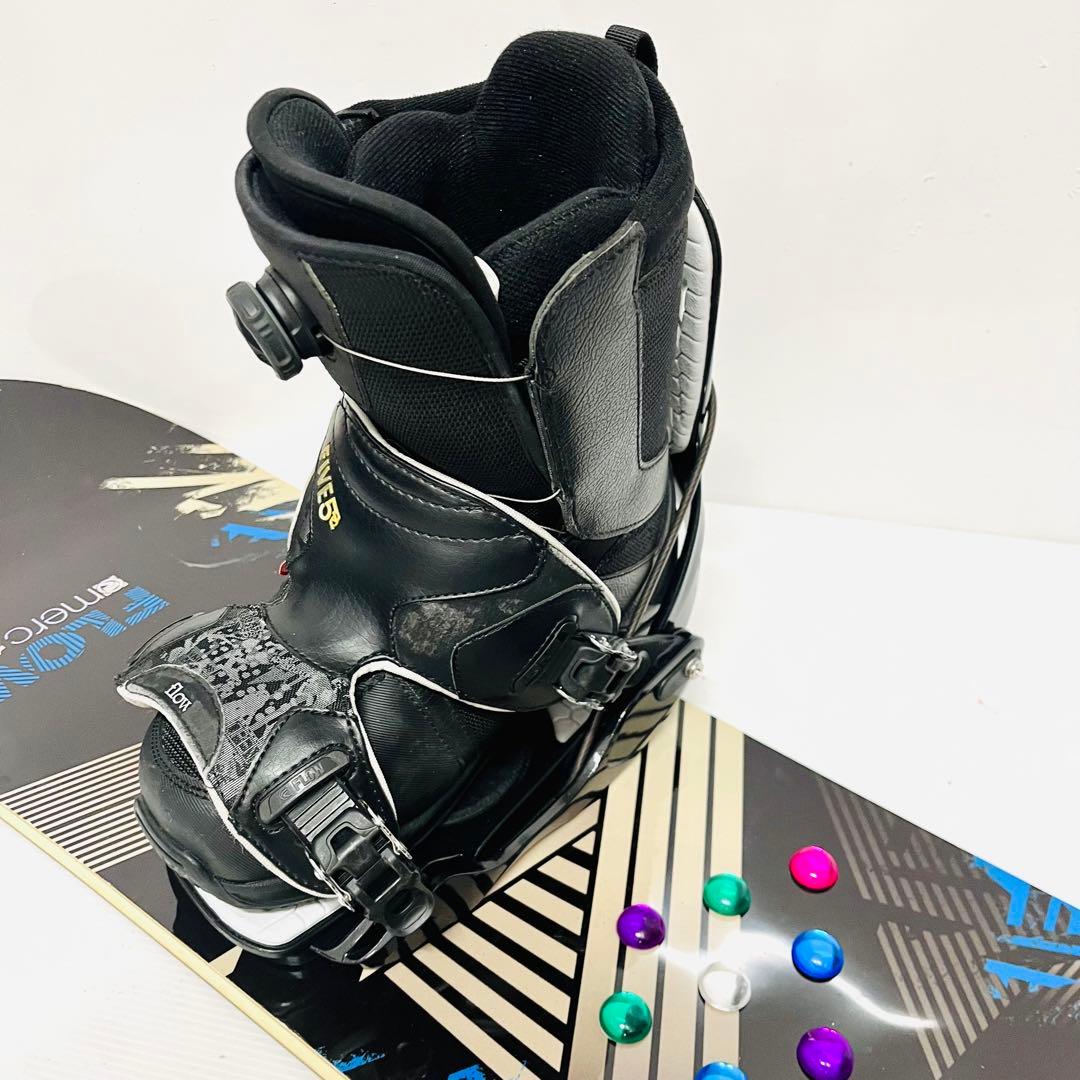 FLOW フロー　ボードセット　フロウ　スノーボード　3点セット　ボア　ブーツ