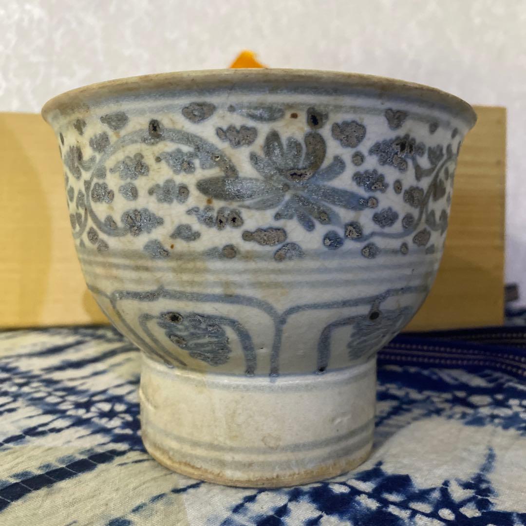 安南　茶碗　茶道具