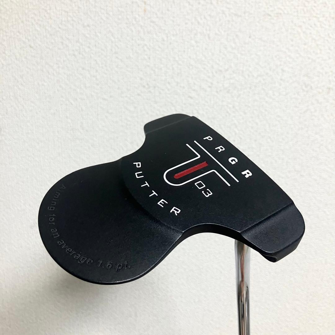 クリーニング済/PRGR T03 PUTTERプロギアゴルフパター約32.7in
