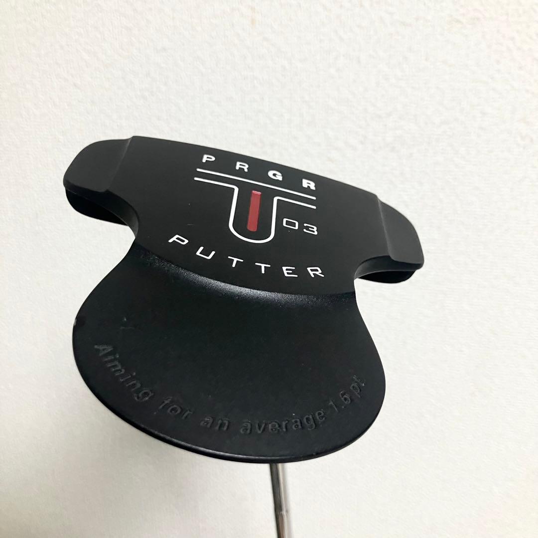 クリーニング済/PRGR T03 PUTTERプロギアゴルフパター約32.7in