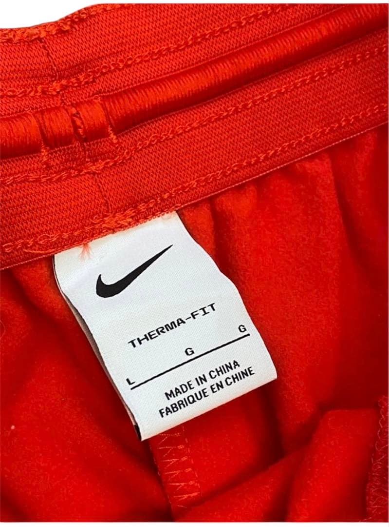 NIKE ビッグロゴ　トラックパンツ　赤