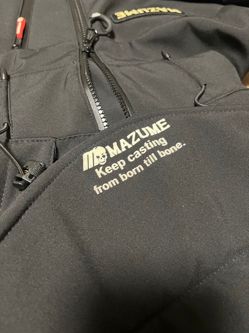 MAZUME フィッシングジャケット ブラック