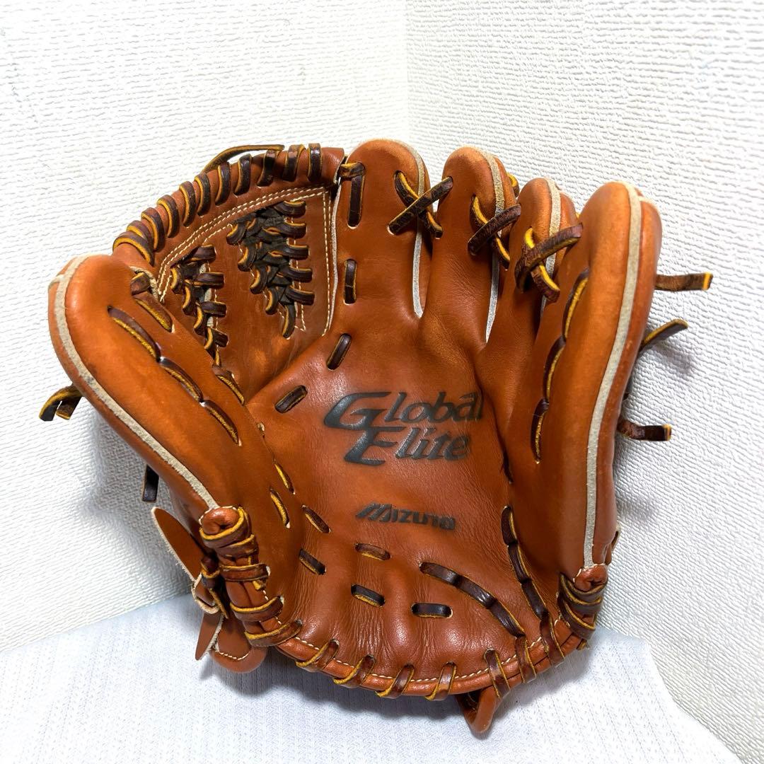 ミズノ グローバルエリート 軟式 硬式 トレーニング グローブ 野球 少年