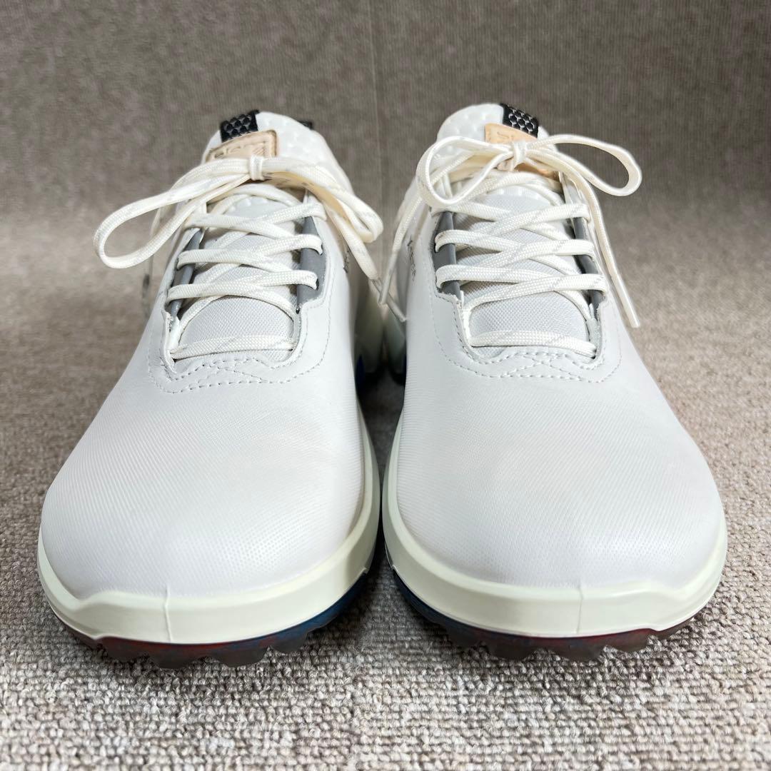 未使用品級✨エコー ECCO バイオム ゴルフシューズ ホワイト 24.5㎝