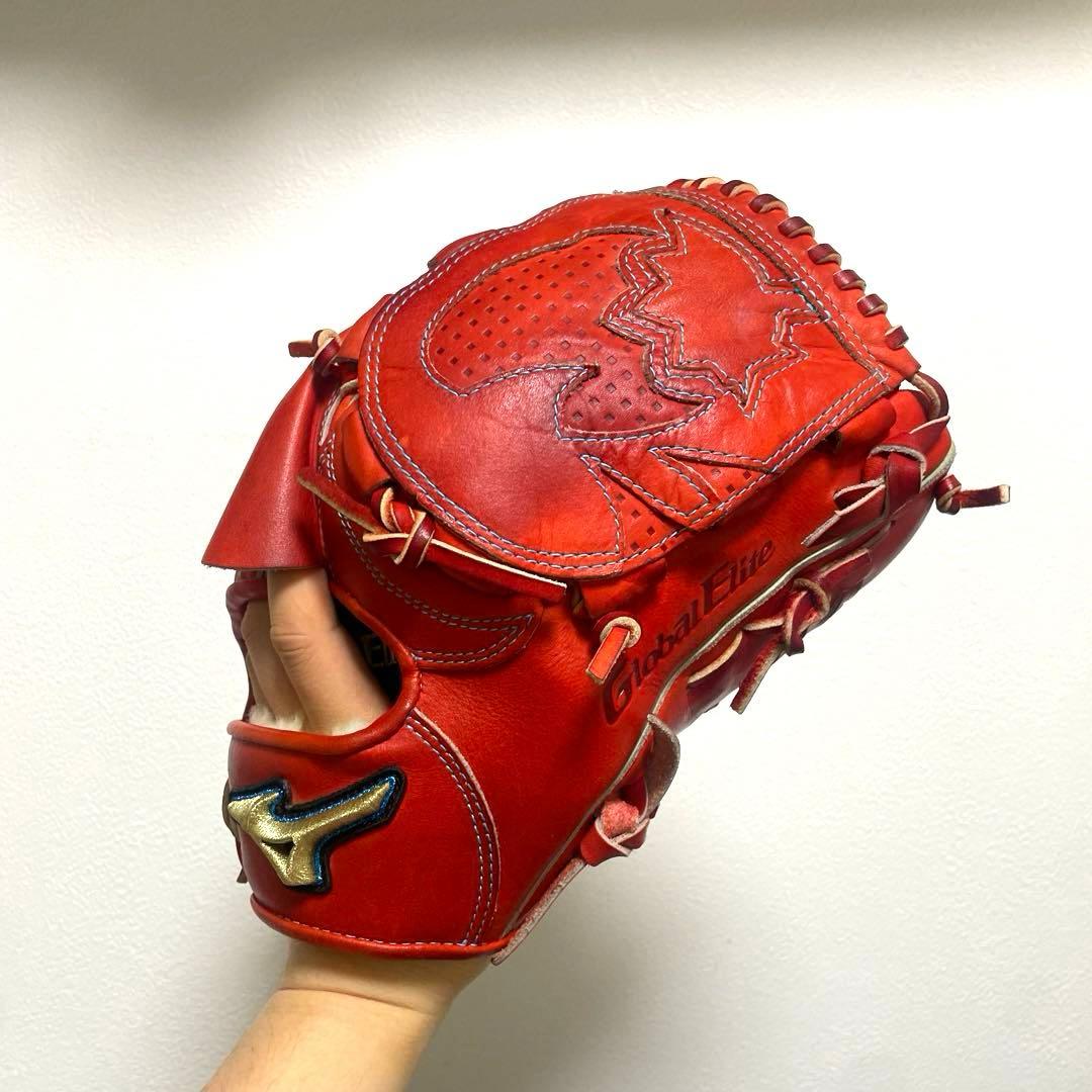 ミズノ グローバルエリート 型抜群 極美品 即戦力 硬式 投手用グローブ