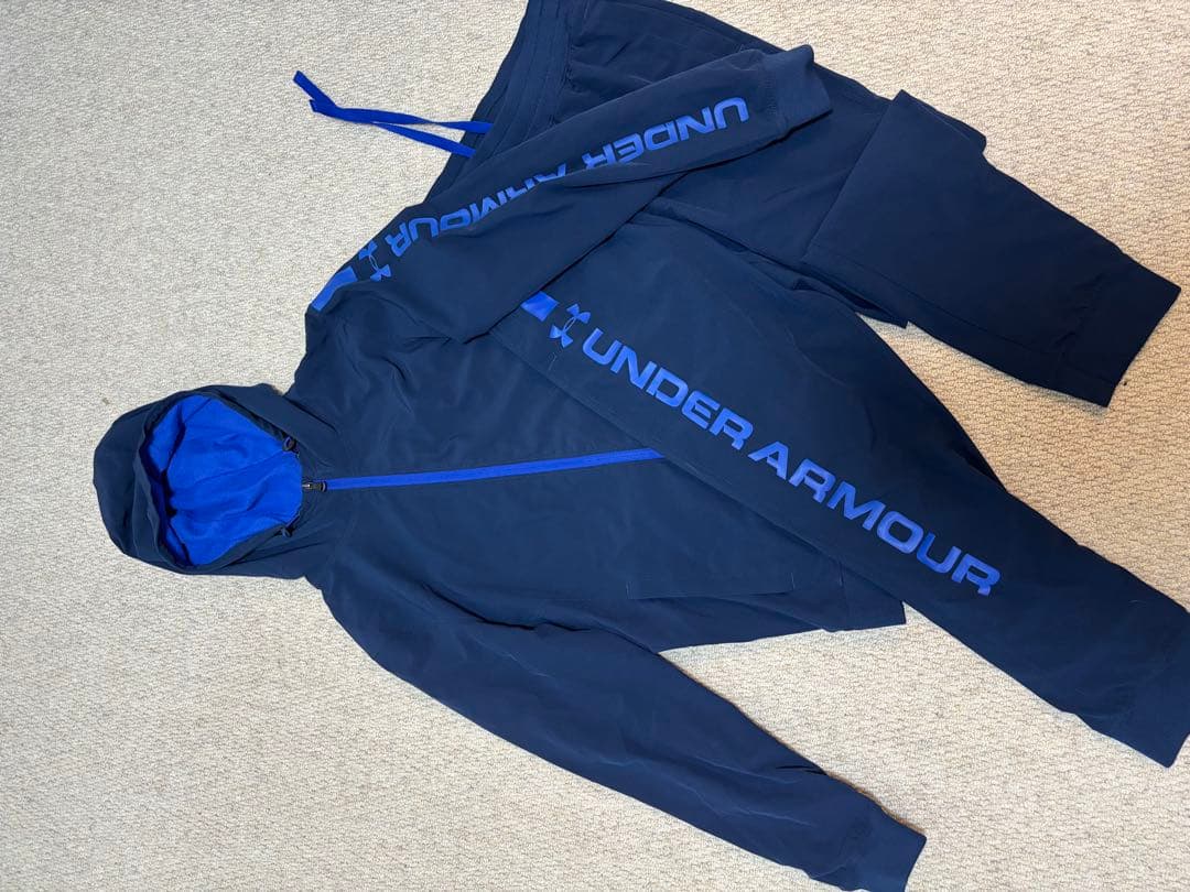 UNDER ARMOUR ジャージ上下セット SMネイビー