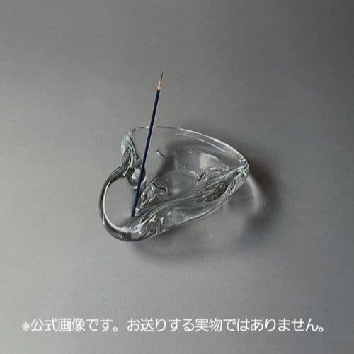 【LAN｜ラン】clear glass tray クリアガラストレイ お香立て