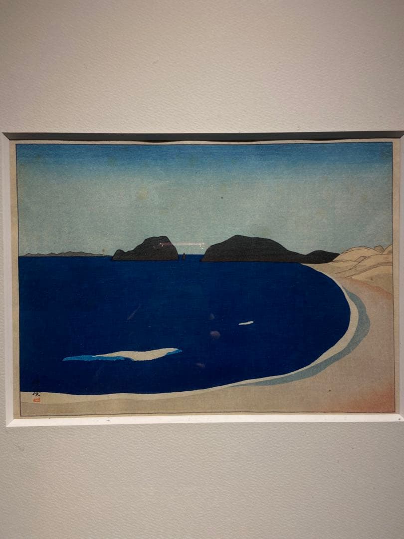 専用　他の人発送× 坂本繁二郎　筑紫五景　『神奏』　木版画　錦絵　美品