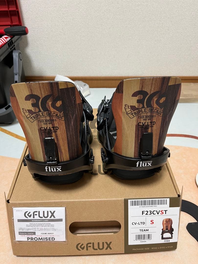 22-23 FLUX CV LTD Sサイズ フラックス ビンディング