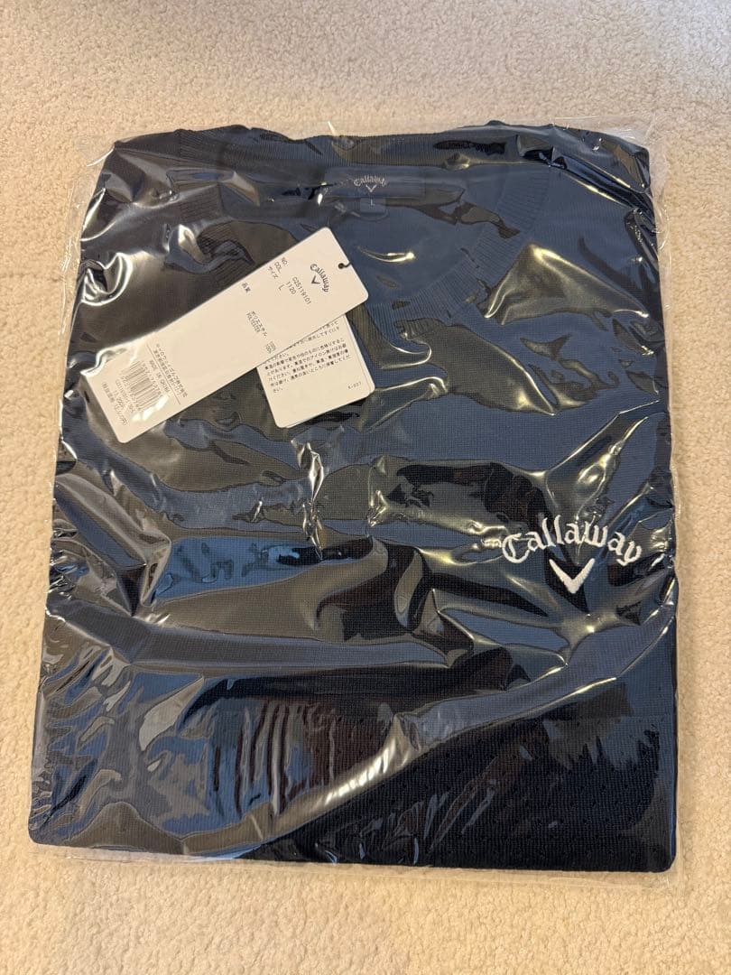 ［新品,未使用］Callaway ネイビー 　ノースリーブベスト L