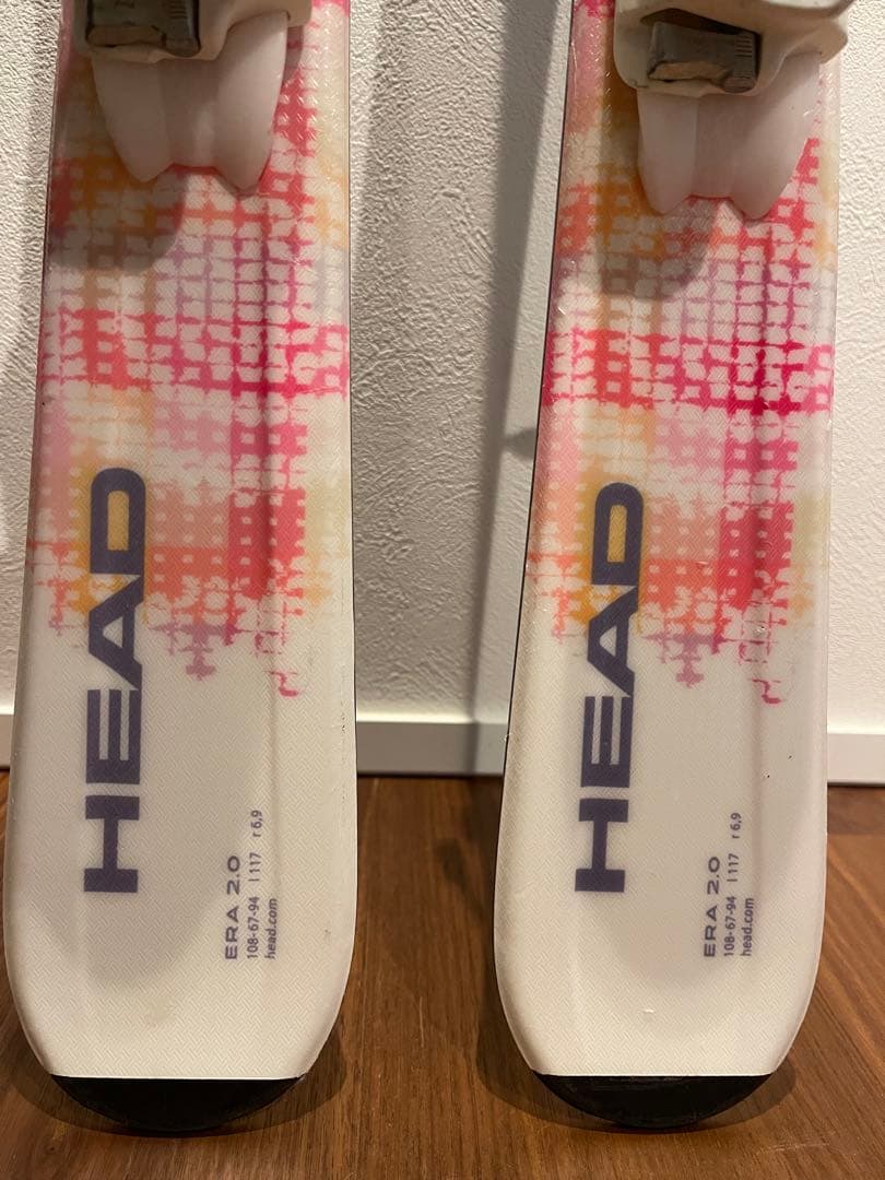HEAD JOY ジュニア スキー板 117cm ストック ATOMIC ブーツ