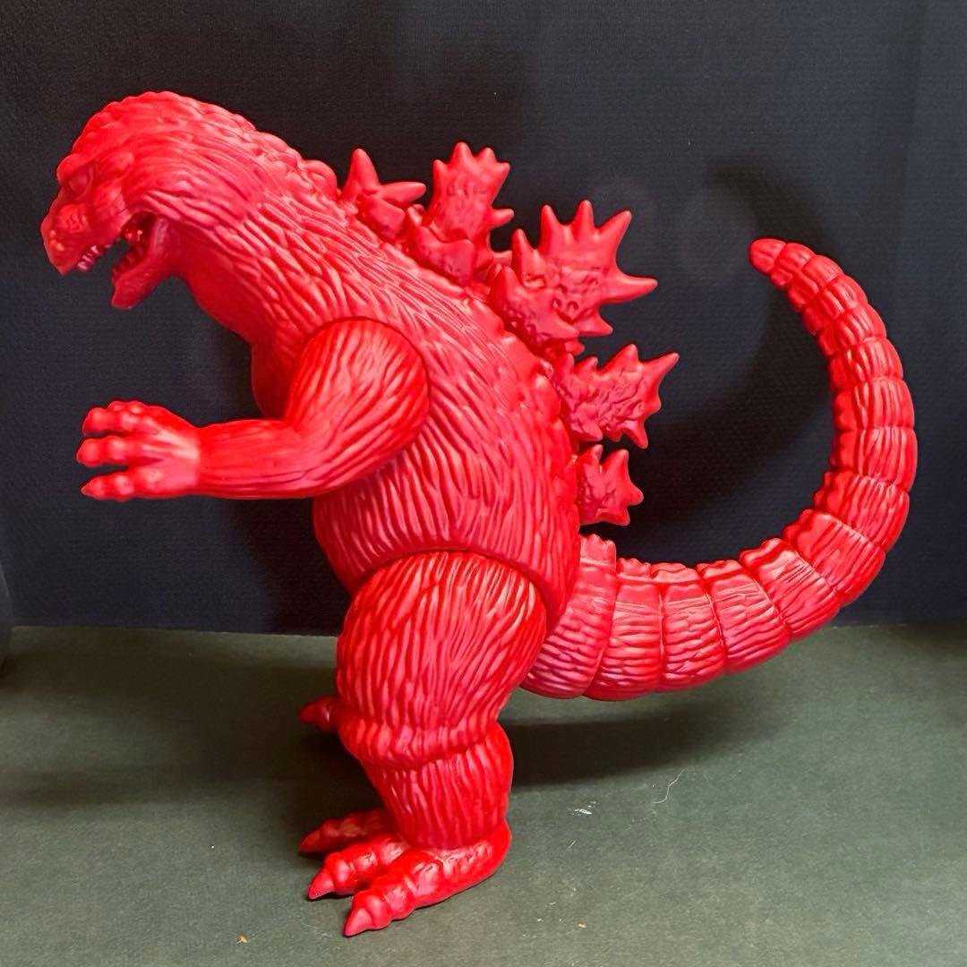 ■ 2002マーミット ゴジラ(キンゴジ) ソフビ 赤