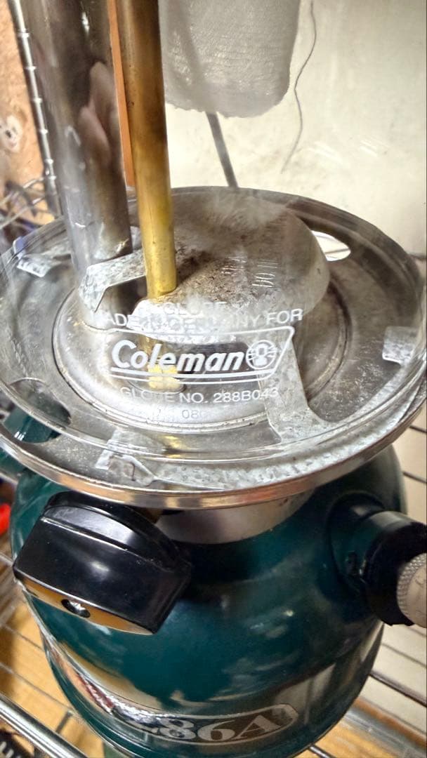 Coleman ガソリンランタン 286A 緑色