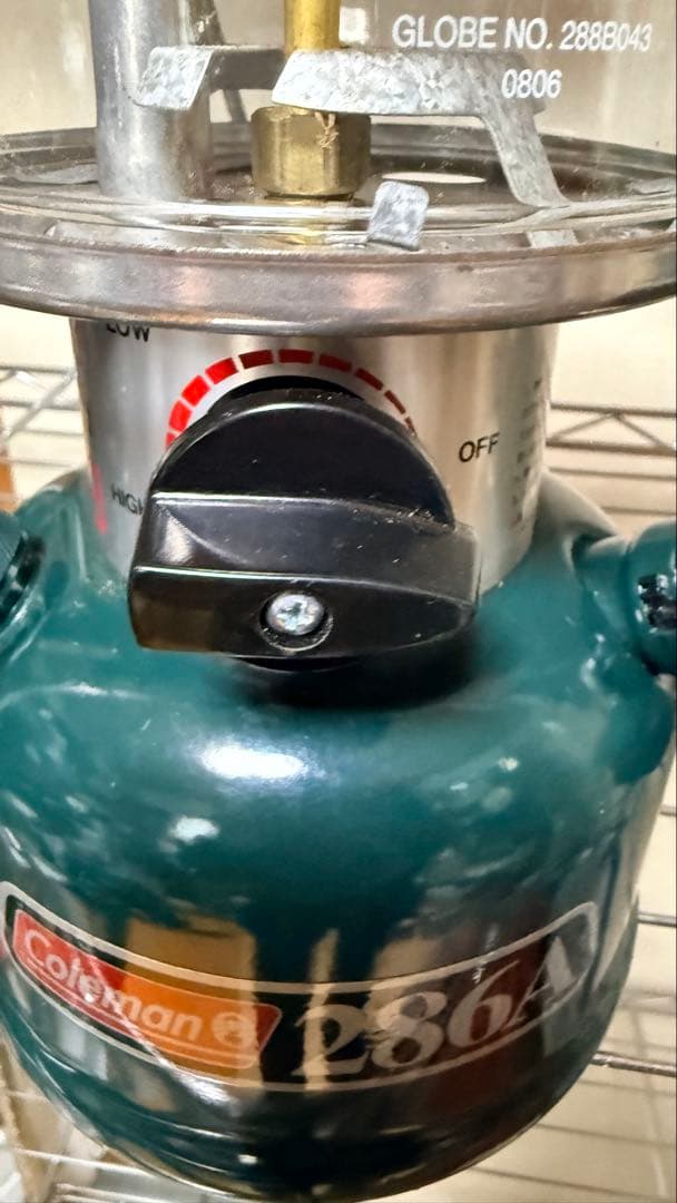 Coleman ガソリンランタン 286A 緑色