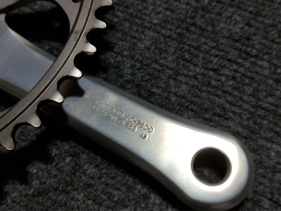 シマノ デュラエース FC7600 165mm スギノSG75BBクランクセット