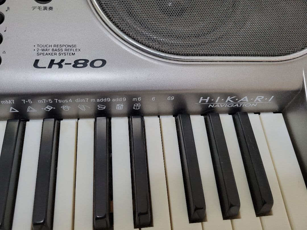 CASIO LK-80 電子キーボード ACアダプター付き