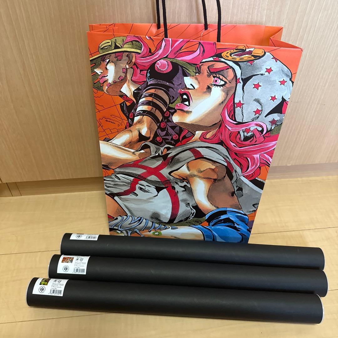 【最終価格】ジョジョキャラバン　ポスター　A・B・C3種+オリジナルショッパー